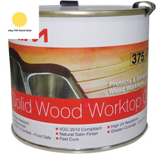 SWWOIL375ML-AZ Solid Wood Worktop Oil, Multi-Colour, 375ML