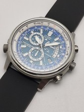 CITIZEN PROMASTER Radio Solar Titanium Watch Rare Battery Replaced From Japan