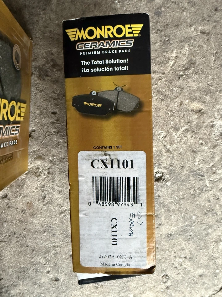 Pastillas de freno delanteras y traseras Nissan Xterra (compradas originalmente para el año modelo 2007) Foto 4 de 4