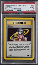 2000 POKEMON GYM CHALLENGE HOLO-1ST EDITION #20 SABRINA PSA 9 on eBay