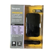 Targus Premium Laptop/Phone AC/DC Dual Charger APM69US, NEW SEAL in BOX