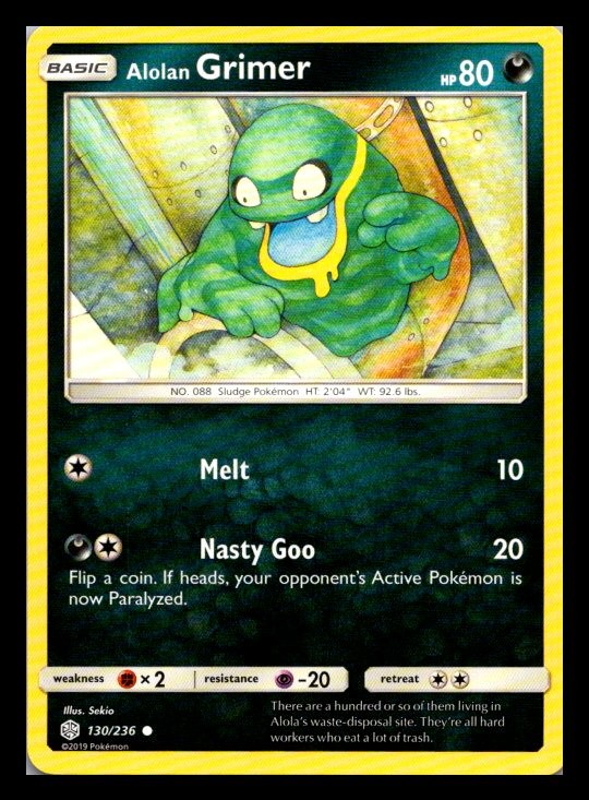 Alolan Grimer SM - Cosmic Eclipse 130/236 NM