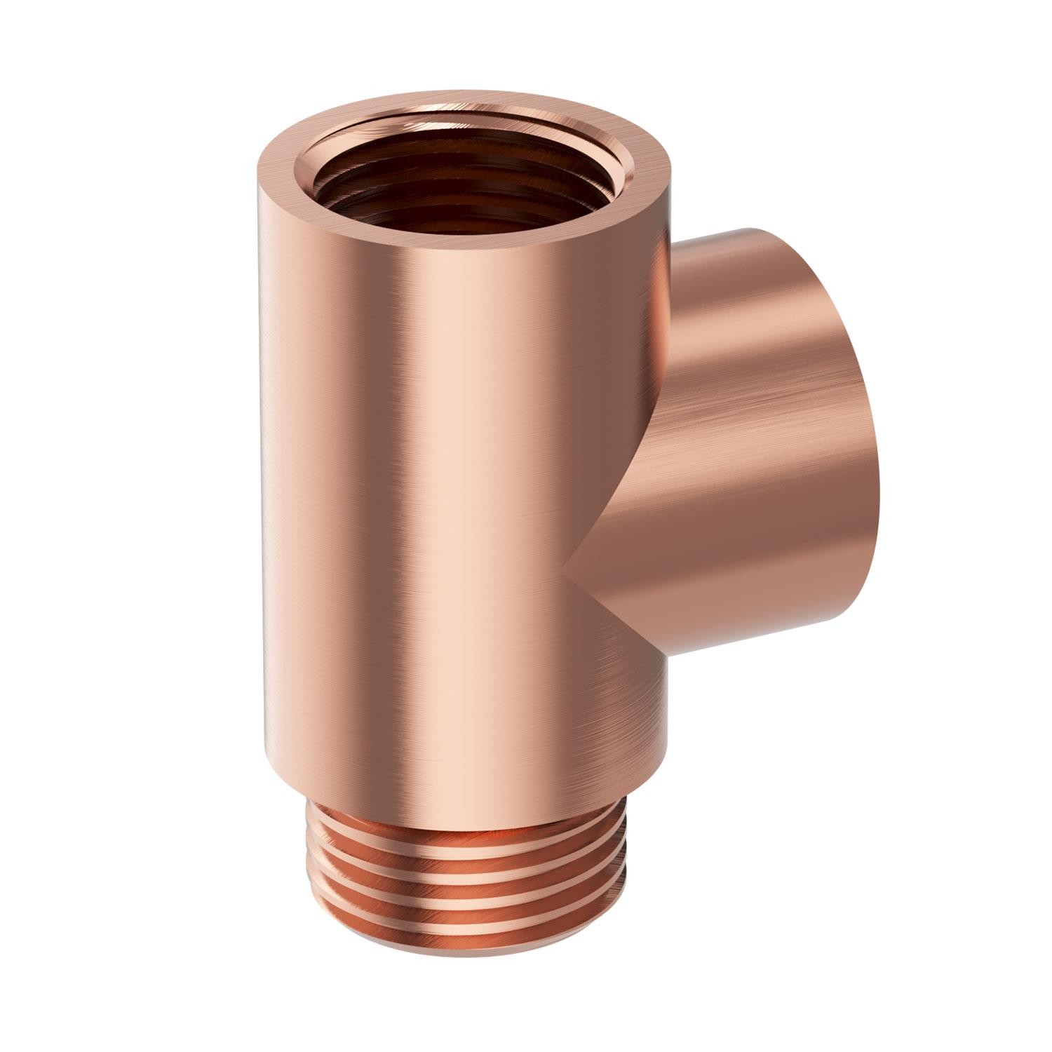 Copper T-Piece (x1) for Dual Fuel Heated Towel Rails & Radiators