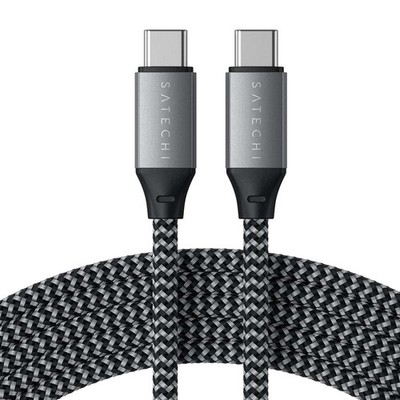 Satechi, 100 W USB-C zu-USB-C Kabel, Grau