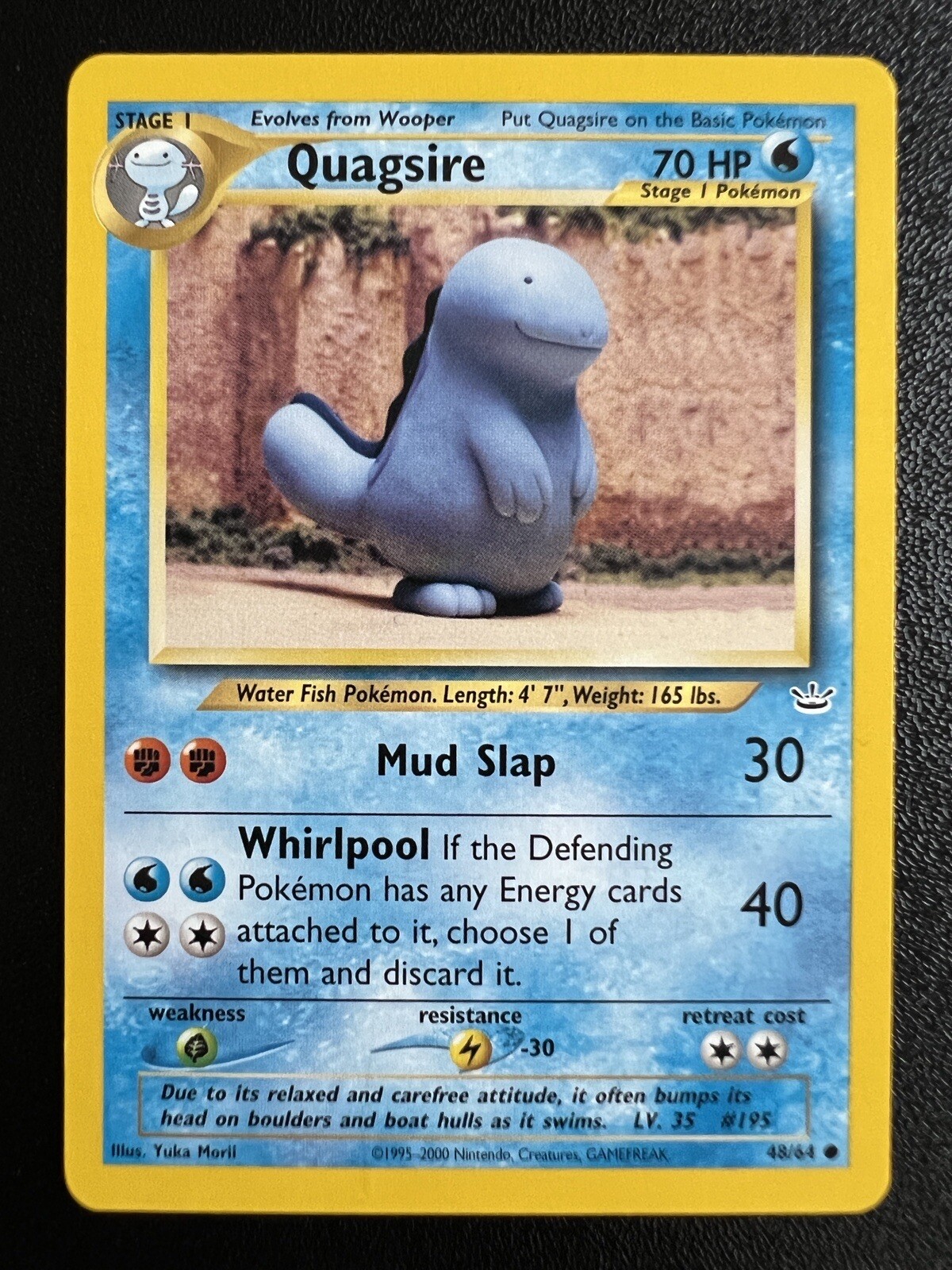 Pokémon TCG Quagsire Neo Revelation 48/64 Regular Unlimited Common
