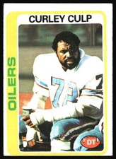 1978 Topps Curley Culp #67 Houston Oilers L2