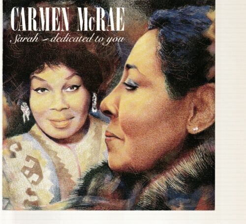 Carmen McRae: Sarah - Dedicated To You: CD Carmen McRae: Sarah - Dedicated To You: CD