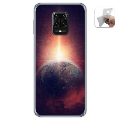 Tumundosmartphone Cover In Gel TPU Per Xiaomi Redmi Note 9 – Stampa UV LED Diretta – Disegno Leone – Prodotta In Spagna