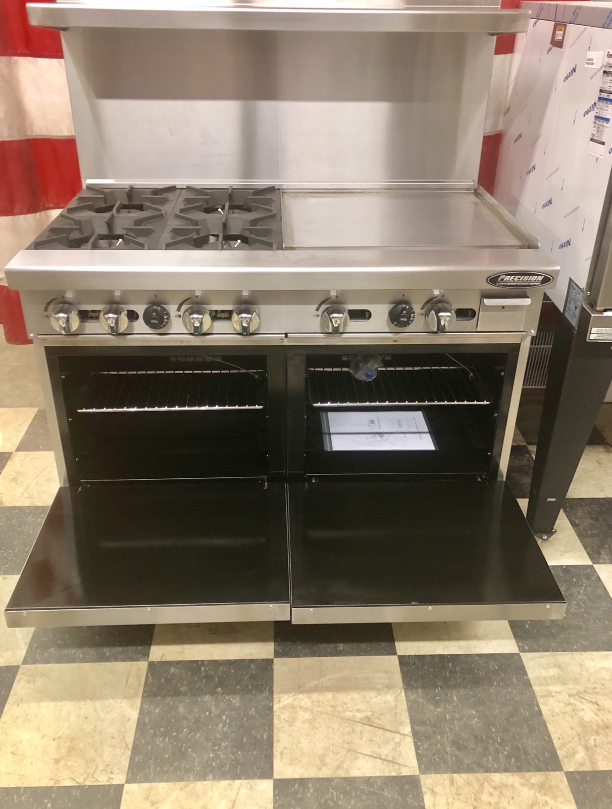 residential griddle top range