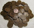 2 ROLLS OF 1920 D DENVER LINCOLN WHEAT CENTS FROM PENNY COLLECTION LOT SET COINS