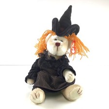 Ty Attic Treasures Collection Hagatha The Witch Bear “I’ll Conjure Up Some Fun”
