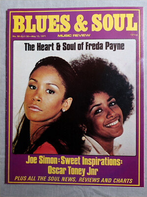 BLUES & SOUL magazine No. 58 April/May 1971 ~ Freda Payne ~ Joe Simon!
