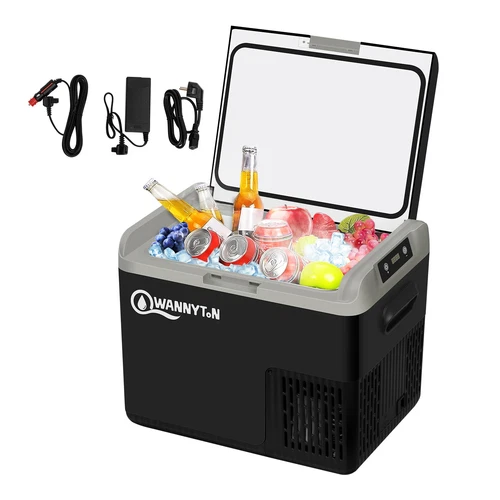 18L Kühlschrank Kompressor Kühlbox 100-240V AC/12V DC elektrisch Kühlbox Camping