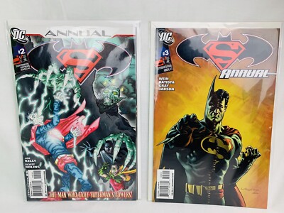 Superman Batman Annual #2 & 3 DC Comics Bagged & Boarded 