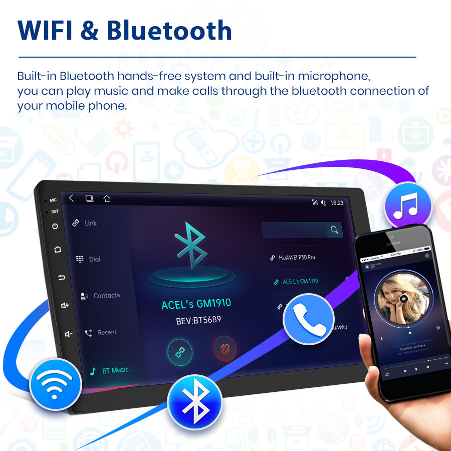 10" FOR TOYOTA HILUX 20152022 ANDROID 13 CAR STEREO GPS APPLE CARPLAY HEAD UNIT eBay