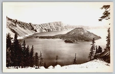 RPPC Postcard~ Crater Lake, Oregon, OR