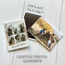 Custom Photo Fridge Magnet 2.56"x3.54" 6.5x9cm Personalized Gifts