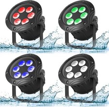 60W Waterproof RGBW LED Par Light DMX Stage DJ Par Can Light Spot Light  Tripod