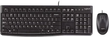 Logitech MK120 Wired USB Keyboard and Mouse, Black. open box