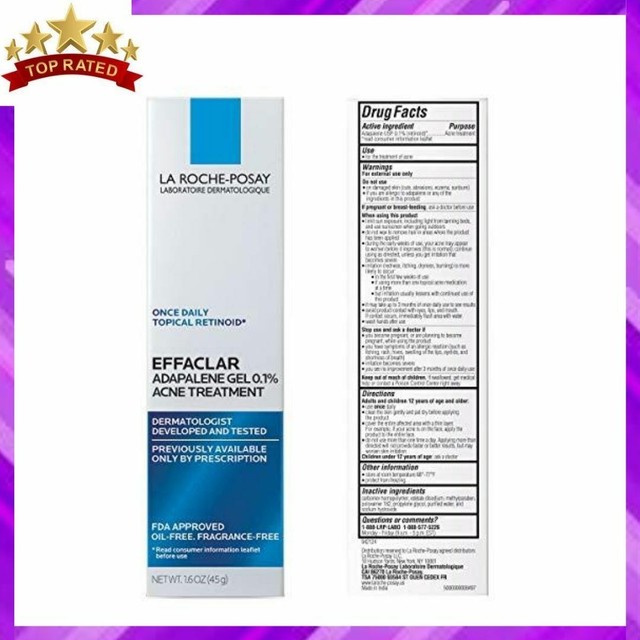 ACNE TREATMENT PrescriptionStrength Topical Retinoid For Face 45g LA ROCHEPOSAY eBay