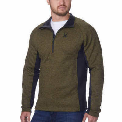 spyder half zip pullover