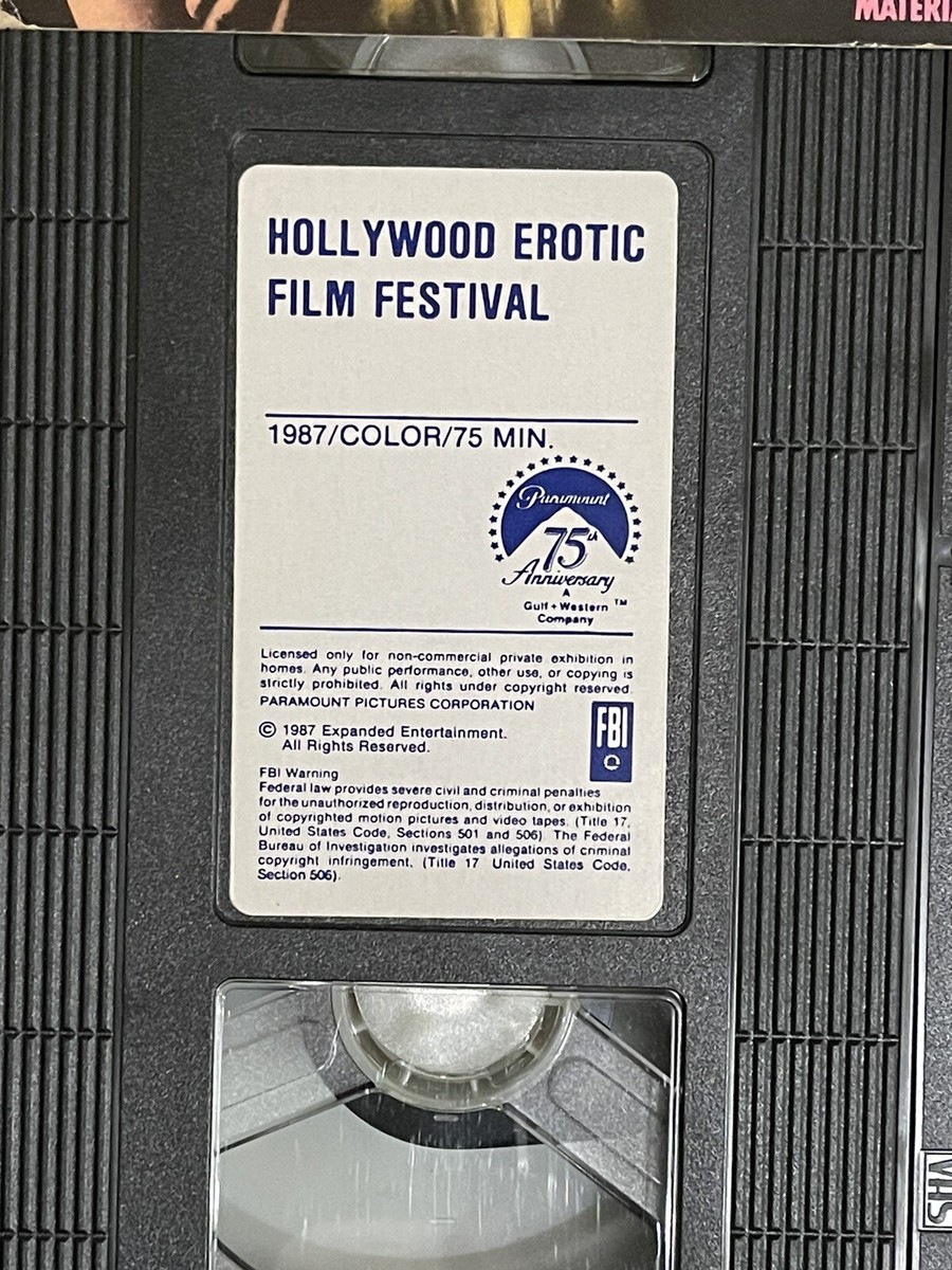 VINTAGE 1987 PARAMOUNT HOLLYWOOD EROTIC FILM FESTIVAL SEXY
