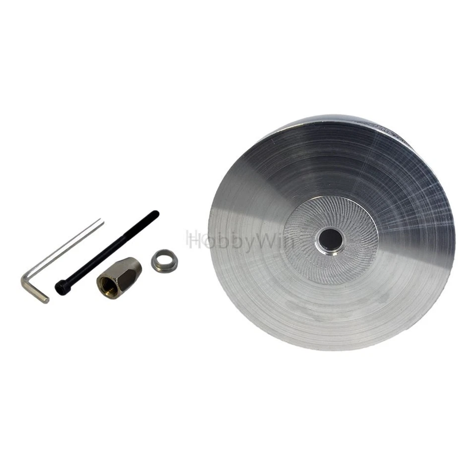 3 Bladed Aluminum Spinner 4in 102mm for 10mm Shaft Nitro Engine RC Plane Warbird - Image 3 of 4