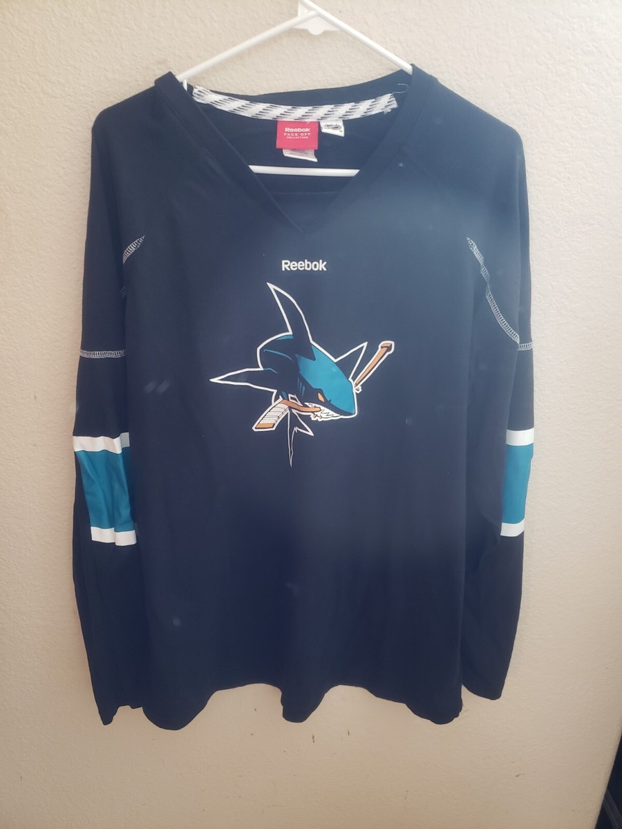 Reebok San Jose Sharks Shirts SAN JOSE SHARKS AUTHENTIC AWAY TEAM