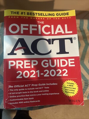 Official ACT Prep Guide 2021-2022 (Used Paperback)