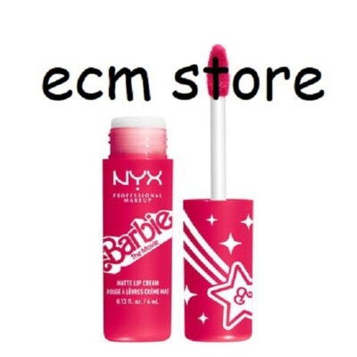 NYX Barbie Lippenstift Creme Matt 4 ml Pink Farbton Dreamhouse Pink / EBRI