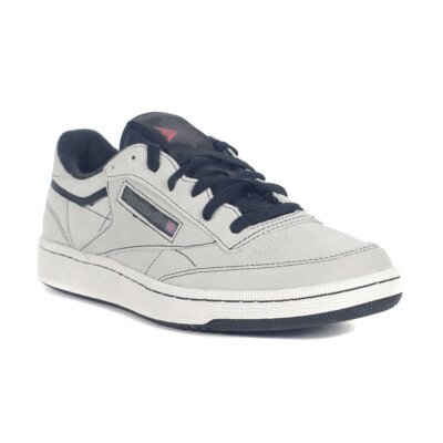 Reebok Men's Club C 85 Vintage Grey/Black Sneakers 100074160 | eBay