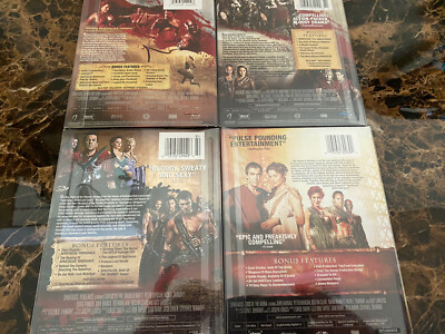 SPARTACUS The Complete Series: 4 Seasons Blu-Ray and DVD (Like New
