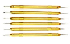 High Quality Watch Band Spring Bar Removers Gold Handle Watchmaker Repair Tool