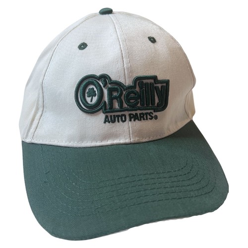 O’Reilly Auto Parts White/Green Adjustable Strapback Hat NEW | eBay