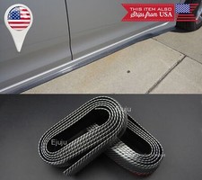 2 X 8ft Carbon Fiber Look Ez Fit Bottom Line Side Skirt Lip Trim For Honda Acura