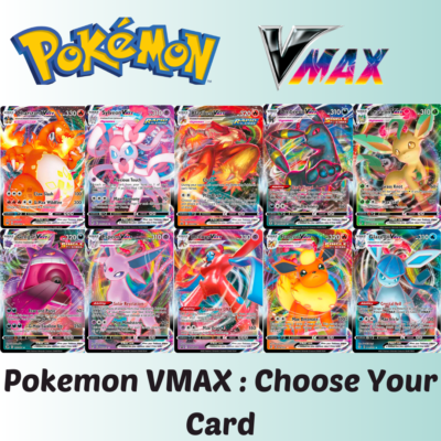 are pokemon vmax cards rare Pokemon VMAX: Choose Your Card! Ultra Rare English Near Mint Huge Selection