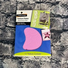 Fiskars Texture Plates Assortment Pack 12 Textures 12-5686