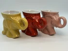 Set Of 3 Vintage 1975 1976 1977 Frankoma GOP Political Mugs