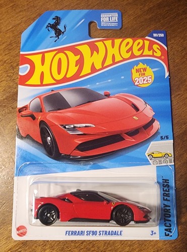 2025 Hot Wheels Ferrari SF90 Stradale #191 Factory Fresh 5/5