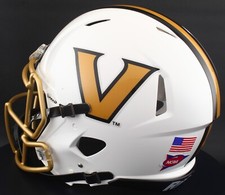 VANDERBILT COMMODORES NCAA Riddell Speed Full Size AUTHENTIC Football Helmet