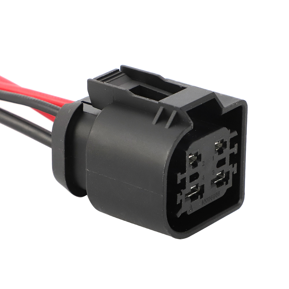 For Pierburg CWA400 Electric Water Pump 4 Way Connector Plug Pigtail Wire Wiring eBay