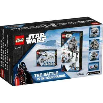 LEGO 2 in 1 Set 66775 Star Wars Hoth Battle Set Walmart Exclusive