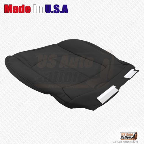 Driver Bottom Genuine Leather Seat Cover Black Fits 2008 - 2012 GMC Acadia SLT - Picture 7 of 9
