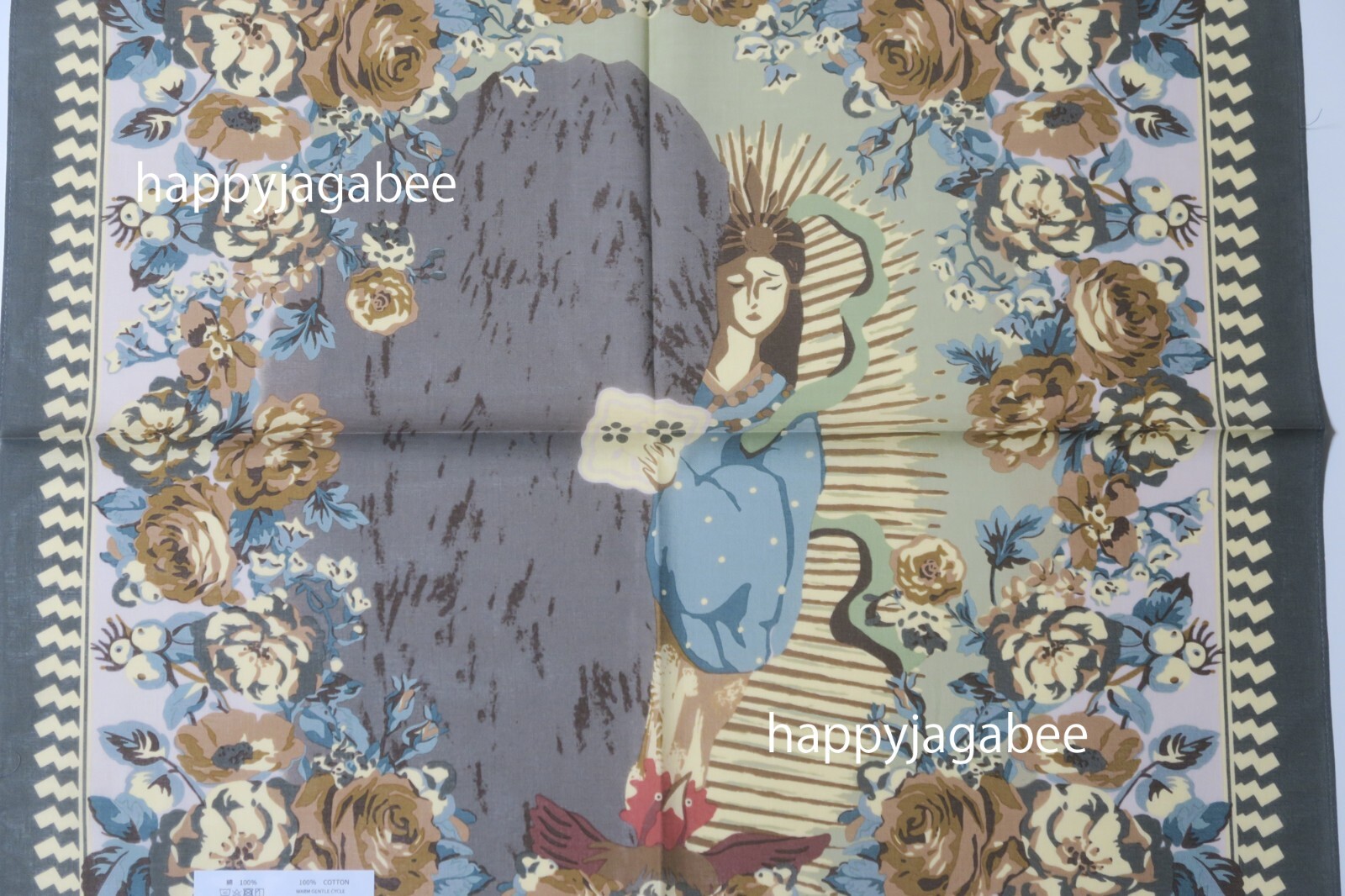 * Kapital Capital Fast Color Bandana " AMATERASU " Olive K2505BA544