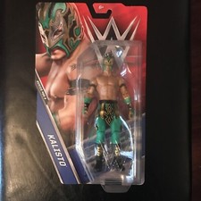 WWE Kalisto Series 68A (2018) Mattel Basic Action Figure - (Green Outfit) NEW.