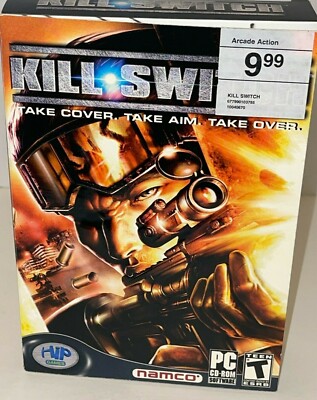 Kill Switch Take Cover Take Aim Take Over PC Game NTSC NEW CIB SEALED MEDIUM BOX