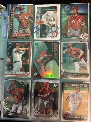 9 Card Lot Nick Senzel Washington Nationals  Cincinnati Reds  AL60