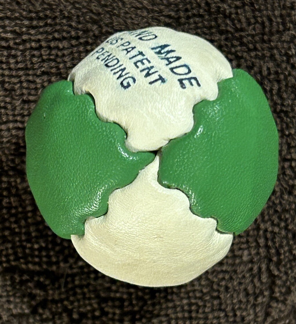 Vintage 1980’s Hacky Sack Leather 8 Panel Brand New Made In USA