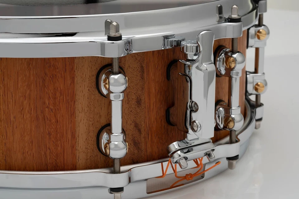 Pearl StaveCraft 14"x5" Makha Hand-Rubbed Natural Finish Stave Snare Drum Dealer - Image 3 of 4