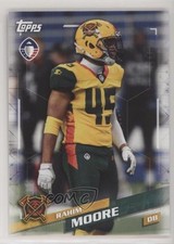 2019 Topps Alliance of American Football Rahim Moore #52 0c4